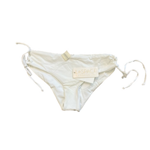 L space Ella bikini bottom tie side white NWT size small